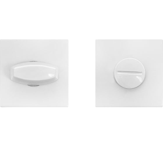 Изображение товара Завертка cантехническая к ручкам АЛЛЮР АРТ BK-S2 W(61110) матовый белый 13852