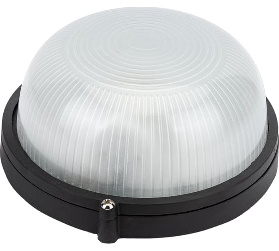 Изображение товара Светильник IEK НПП/НПБ, 1301, черный, круг, 60Вт, IP54, ИЭК LNPP0-1301-1-060-K02