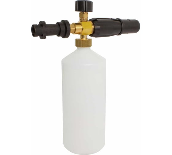 Изображение товара Пеногенератор в сборе EUROCLEAN для мойки высокого давления KARCHER, улучшенный, пластиковый адаптер FGN-30476