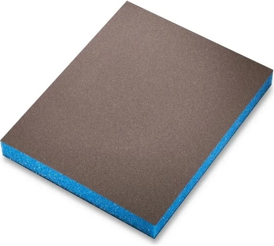 Изображение товара Губка 2-х сторонняя Sponge Soft 98х120х13 мм, Ultrafine, P800, синяя, 20 шт SIA 0070.1243.01.09