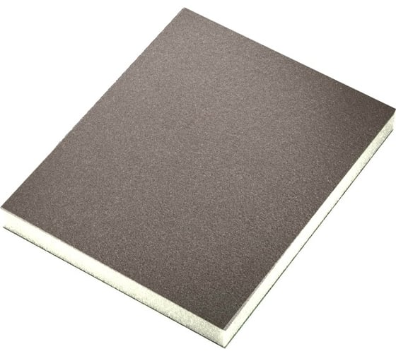 Изображение товара Губка 2-х сторонняя Sponge Soft 98х120х13 мм, Microfine, P1200, белая, 20 шт SIA 0070.0473.01.09