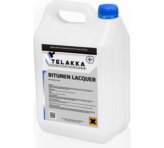 Изображение товара Битумный лак Telakka BITUMEN LACQUER 3кг 4631164229752