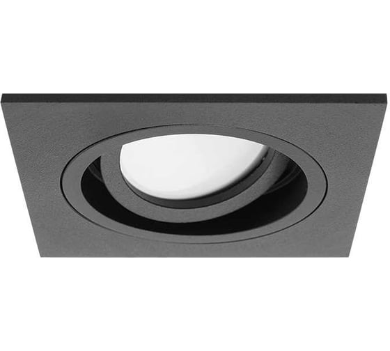 Изображение товара Встраиваемый cветильник Wolta Alto, корпус под лампу GU5.3, макс.мощность 35Вт, 92×92×25 мм, монтажное отверстие 80 мм, квадратный, Черный WDL-GU5.3/02BL-S