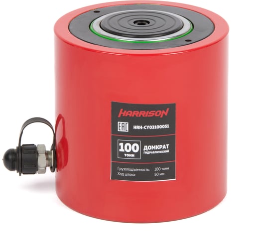 Изображение товара Гидравлический цилиндр Harrison (домкрат) однополостной 100 тонн HRH-CY03100051