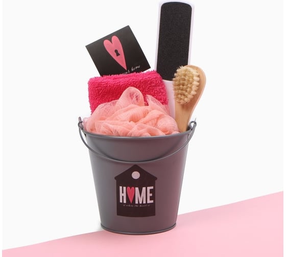 Изображение товара Подарочный набор Этель Home полотенце и аксессуары 5373454