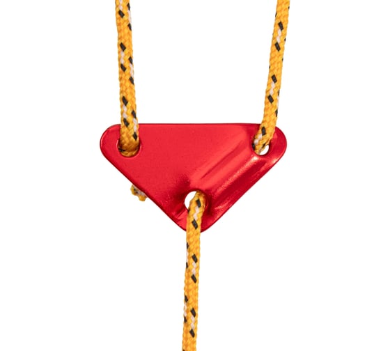 Изображение товара Натяжители оттяжек для палаток Следопыт алюминиевые, 43x30x4 мм, красные, 10 шт PF-TWP-68