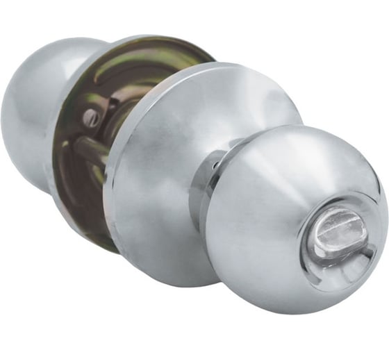 Изображение товара Защелка дверная SCHLOSS 42021 KL-01 с ручкой шар, фиксатор, хром (30) тов-139665