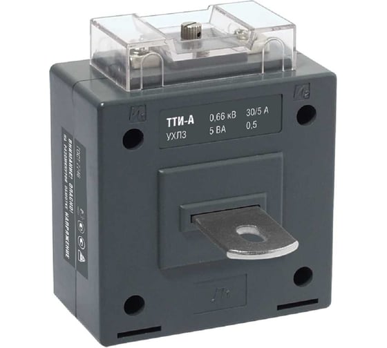 Изображение товара Трансформатор тока IEK ТТИ-А 200/5, кл-0.5S. 5ВА, ITT10-3-05-0200