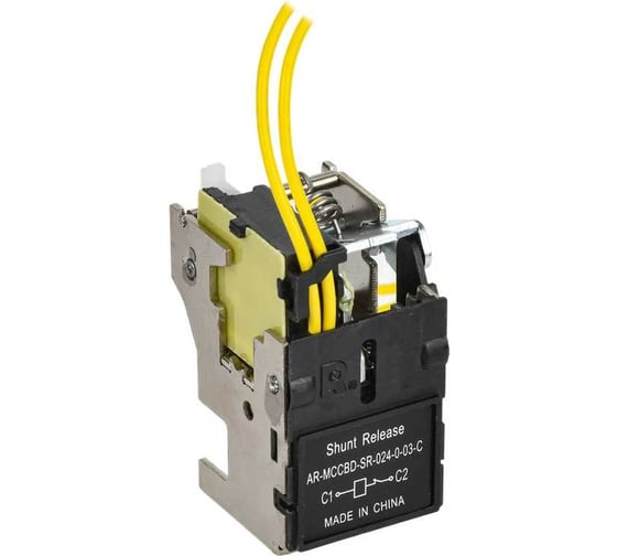 Изображение товара Независимый расцепитель левый IEK ARMAT 24В DC MCCB типоразмер A; D AR-MCCBD-SR-024-0-03-C