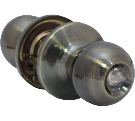 Изображение товара Защелка дверная SCHLOSS 42024 KL-01 с ручкой шар, фиксатор, бронза (30) тов-139668