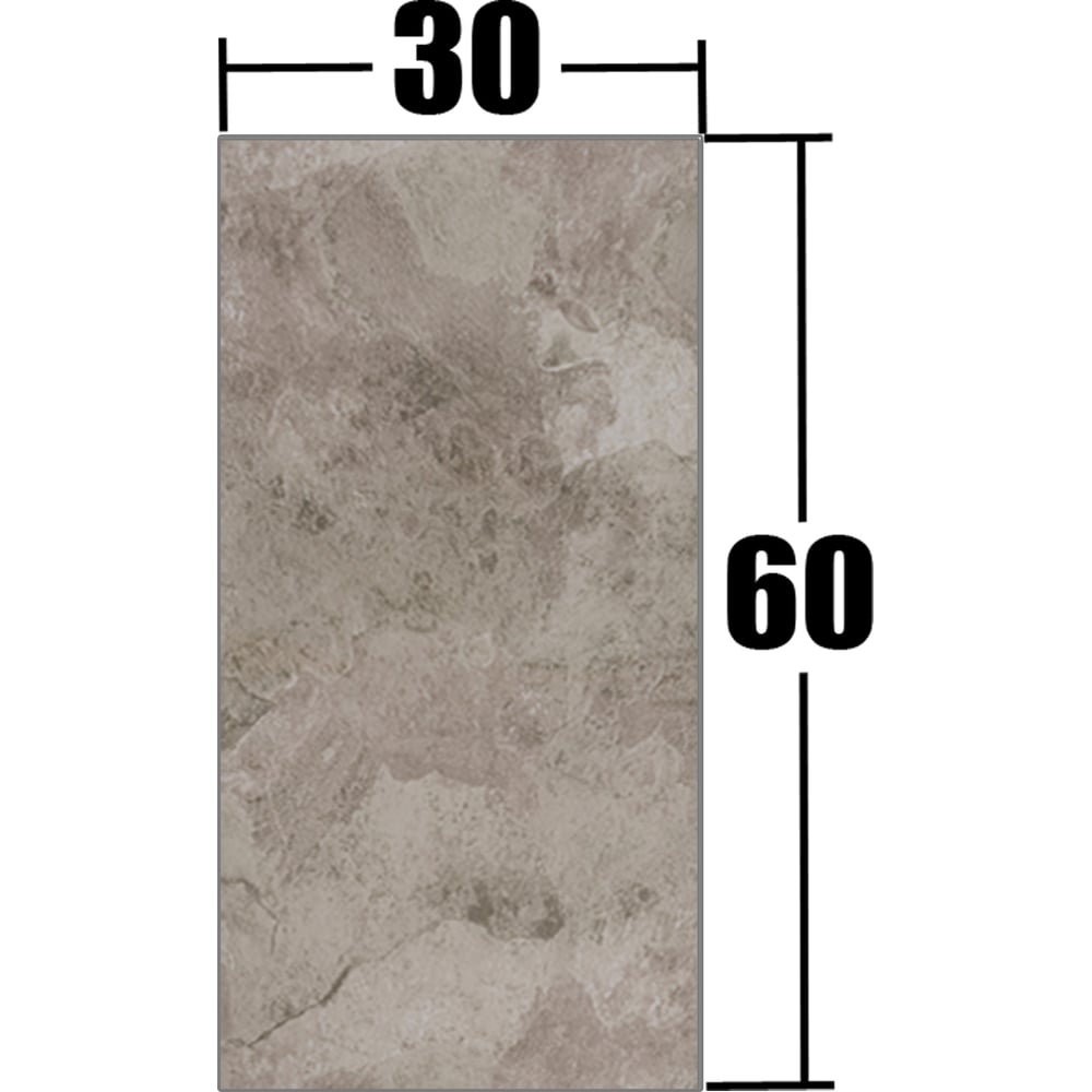 Изображение товара Самоклеящаяся стеновая плитка HOUSEHOLD 30x60 6 шт коричневая