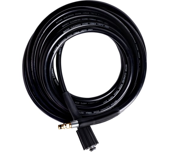 Изображение товара Шланг для мойки высокого давления под переходник karcher (штуцер нового образца-гайка) 10 метров ООО ТД Гидромаркет GM-hose-сh/nt-10