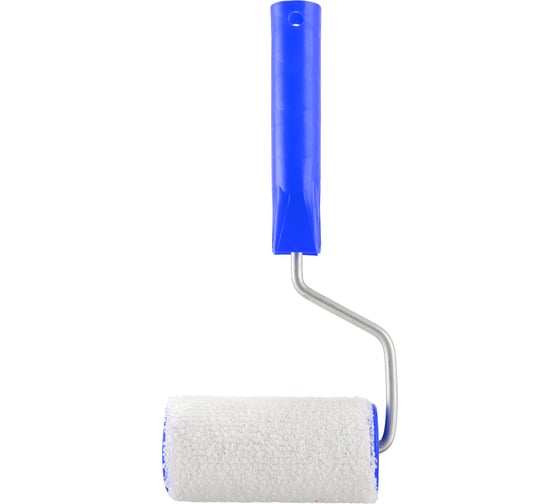 Изображение товара Валик КЭС велюровый, микрофибра, 100 мм в сборе, 48 мм, ворс 5 мм, бюгель 6 мм 10310012