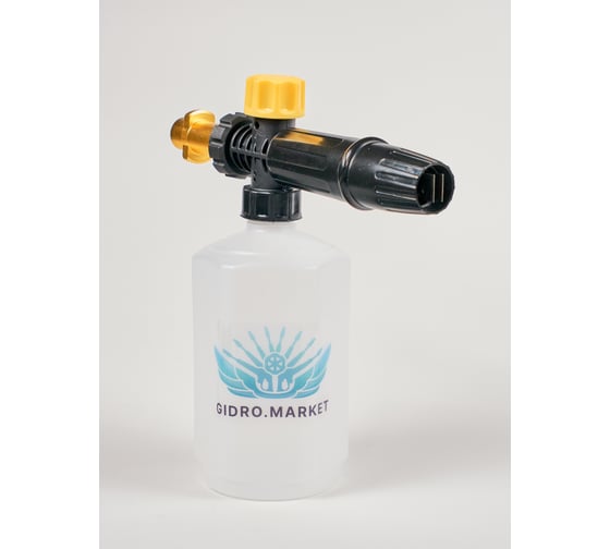 Изображение товара Пенная насадка ТД-Гидромаркет ООО ТД Гидромаркет пеногенератор с переходником для мойки Керхер К2-К5 500мл пластик GMA-Pm-Foam-LS3-p