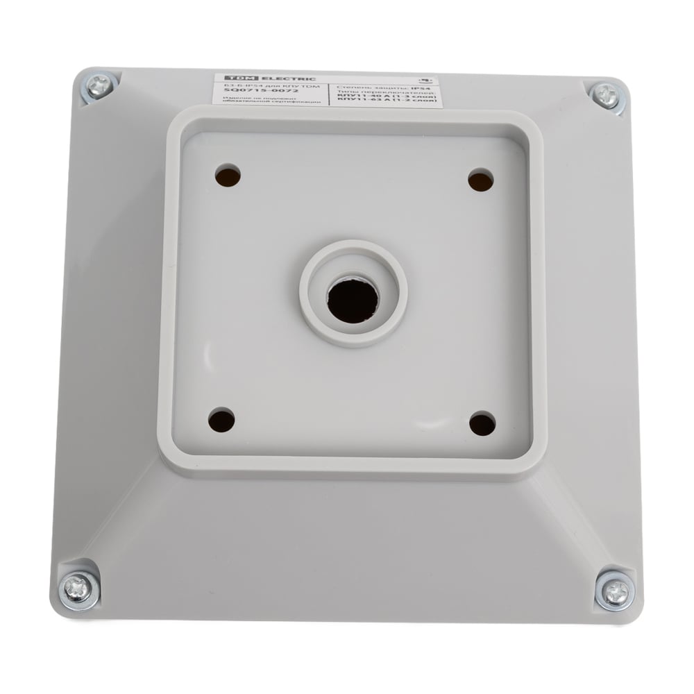 Изображение товара Бокс TDM БЗ-Б-IP54 для КПУ 50А, серый, степень защиты IP54, фиксация