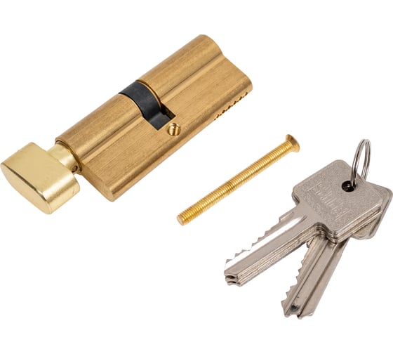 Изображение товара Механизм цилиндровый SCHLOSS 84024 латунный, завертка-ключ, золото, 75 мм (35/40) (10/50) тов-211917