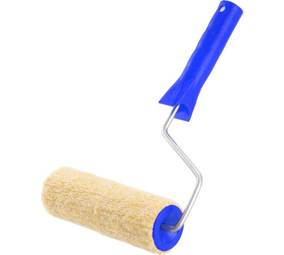 Изображение товара Валик КЭС микрофибра желтый, 150 мм в сборе, 48 мм, ворс 8 мм, бюгель 6 мм 10310021