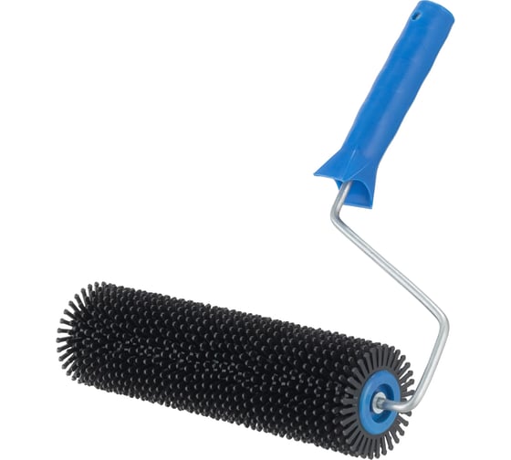 Изображение товара Игольчатый валик КЭС 240 мм, 72 мм, черный, с рукояткой 10300001