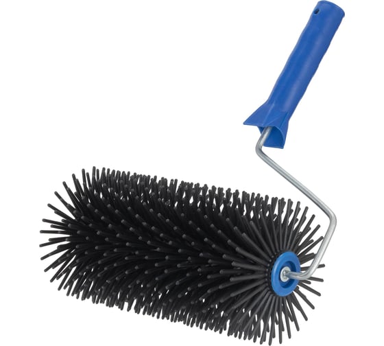 Изображение товара Игольчатый валик КЭС 300 мм, 123 мм, черный, с рукояткой 10300016