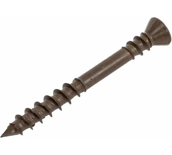 Изображение товара Саморез Гвозdeck Gwozdeck Отделочный E-coating бежевый потайной 4.0х40 T15 Упаковка 200 шт 20984040ECTXWG4