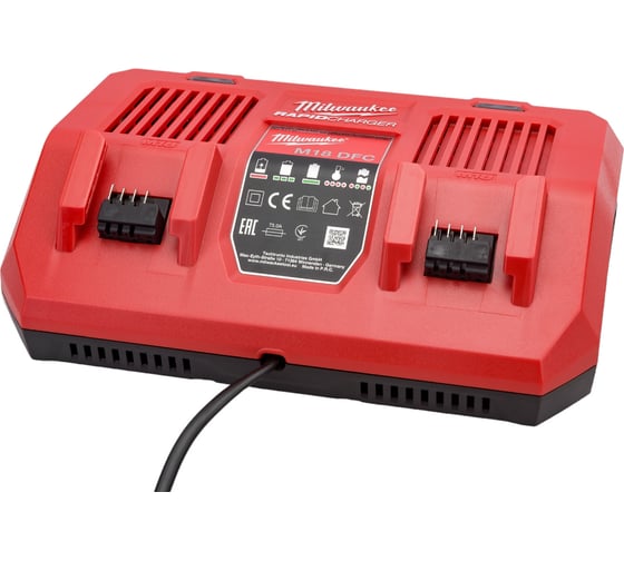 Изображение товара Быстрое зарядное устройство (18 В; на 2 порта) Milwaukee 4932472073