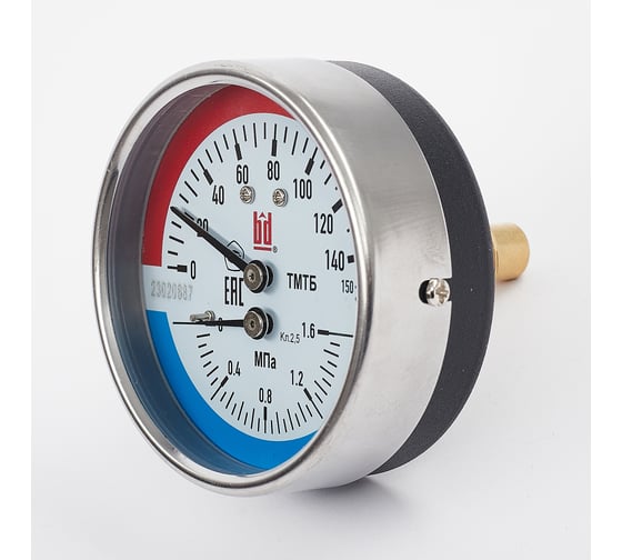 Изображение товара Термоманометр BD ТМТБ БД 31Т (0-150С) (0-1,6)мПа, кл.2,5, G1/2 (L=31) 1173101010