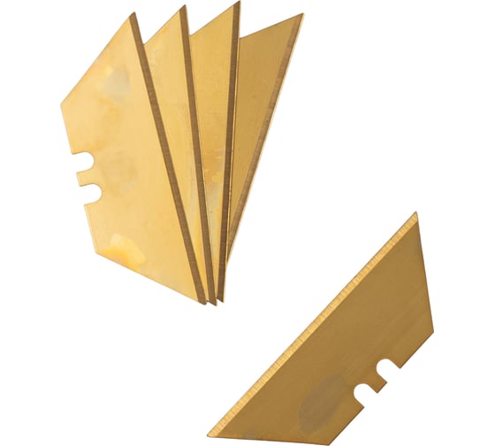 Изображение товара Лезвия трапециевидные (5 шт; 19 мм, титановые) для ножей RAGE by VIRA 832505