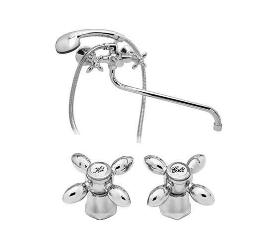 Изображение товара Смеситель для ванны SAMARA №13 Азалия 1/2 керамика /ЛАЙТ/ 5105