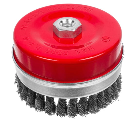 Изображение товара Щетка-крацовка усиленная скрученная проволока 125 мм РемоКолор 45-2-212