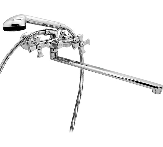 Изображение товара Смеситель для ванны SAMARA №11 Бальзамин плоский излив, 1/2 керамика 5337