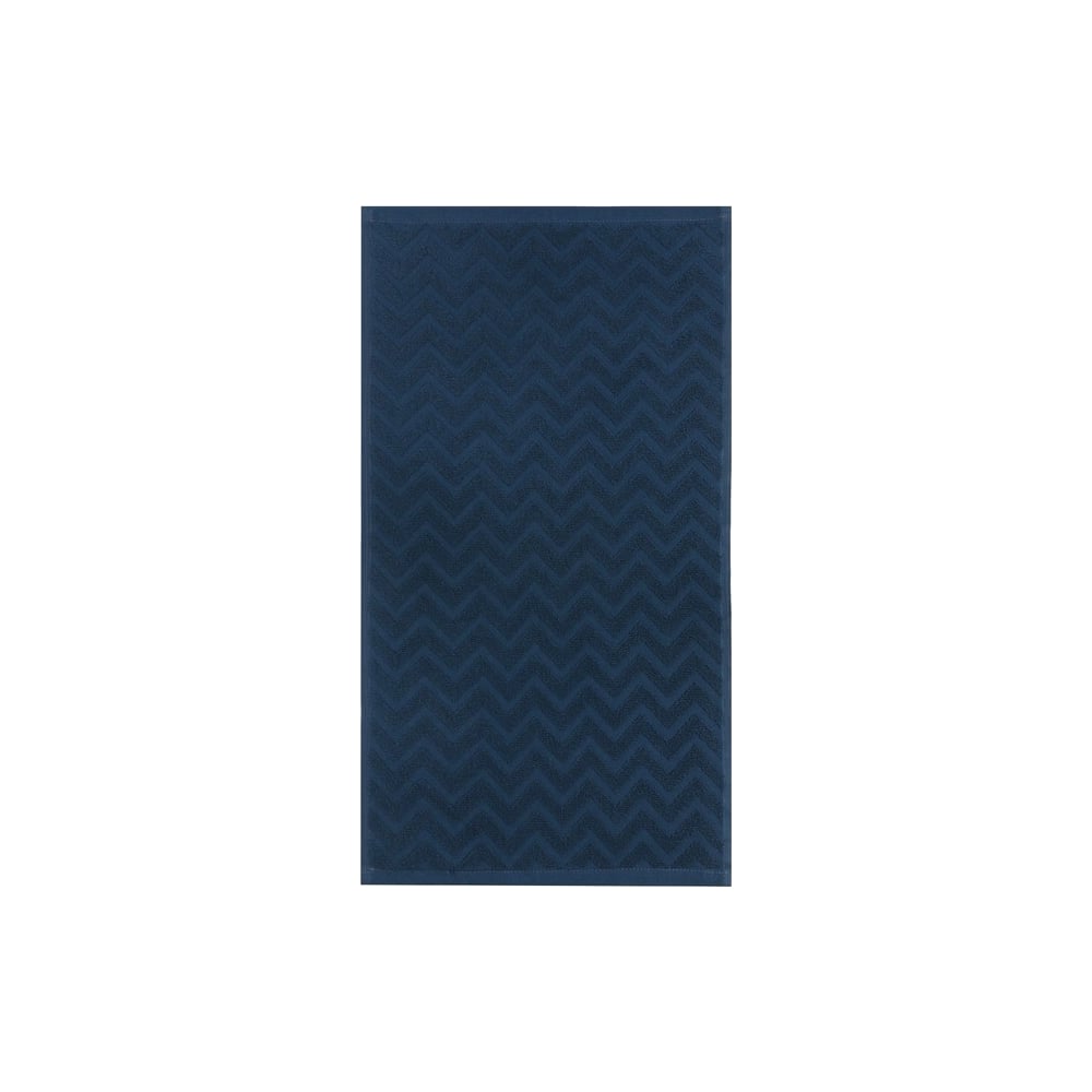 Изображение товара Полотенце махровое LoveLife Zig-Zag 50x90 см, голубая ель, 100% хлопок, 450 гр/м2 9097553