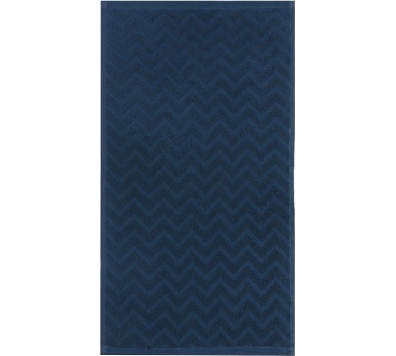 Изображение товара Полотенце махровое LoveLife Zig-Zag 50x90 см, голубая ель, 100% хлопок, 450 гр/м2 9097553