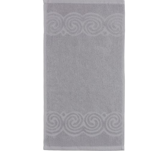 Изображение товара Полотенце махровое LoveLife Love Life Border 70x130 см, серый, 100% хлопок, 380 гр/м2 9097593