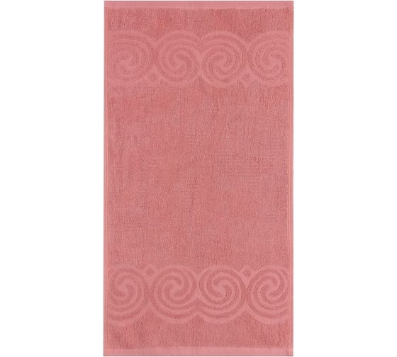 Изображение товара Полотенце махровое LoveLife Love Life Border 70x130 см, пыльно-розовый, 100% хлопок, 380 гр/м2 9097567