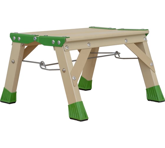 Изображение товара Универсальная подставка Новая Высота PRO складная алюминиевая NV с площадкой 350x260 мм, Max нагр. 180 кг, 2К башмаки, 2127201-042