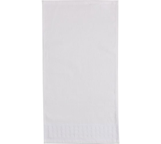 Изображение товара Полотенце махровое LoveLife Square 70x130 см, белый, 100% хлопок, 380 гр/м2 9097633