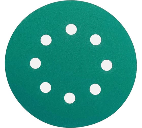 Изображение товара Набор шлифовальных кругов на липучке 125 мм, P40-400, 10 шт Vitatools GR-125-P40-P400-10