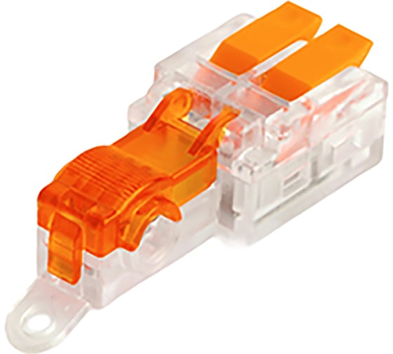 Изображение товара Зажим прокалывающий ответвительный STEKKER 4 мм2 c ответвительной клеммой LD219 на 2 выход, прозрачный/оранжевый (упаковка 10 шт) LD503-2-32, 49773