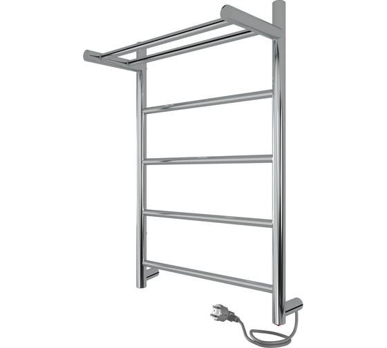 Изображение товара Полотенцесушитель INDIGO Line electro с полкой, 60/40 (скр.монтаж, унив.подкл.R/L, полиров.) LСLE60-40PR