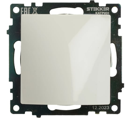 Изображение товара Кабельный вывод STEKKER механизм, серия Катрин, белый, GLS00-7116-01, 49463