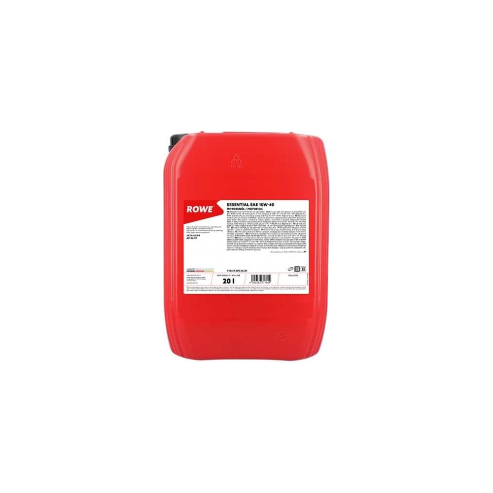 Изображение товара Моторные масла для легкового транспорта Rowe ESSENTIAL SAE 10W-40 20259-280-2A