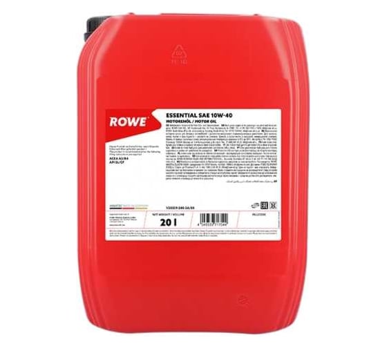 Изображение товара Моторные масла для легкового транспорта Rowe ESSENTIAL SAE 10W-40 20259-280-2A