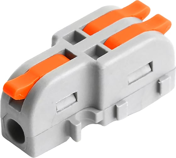 Изображение товара Клемма супер-компактная STEKKER разветвительная 1 вход, 2 выхода, наборная STEKKER,LD220-102, 50шт в упак, 49786