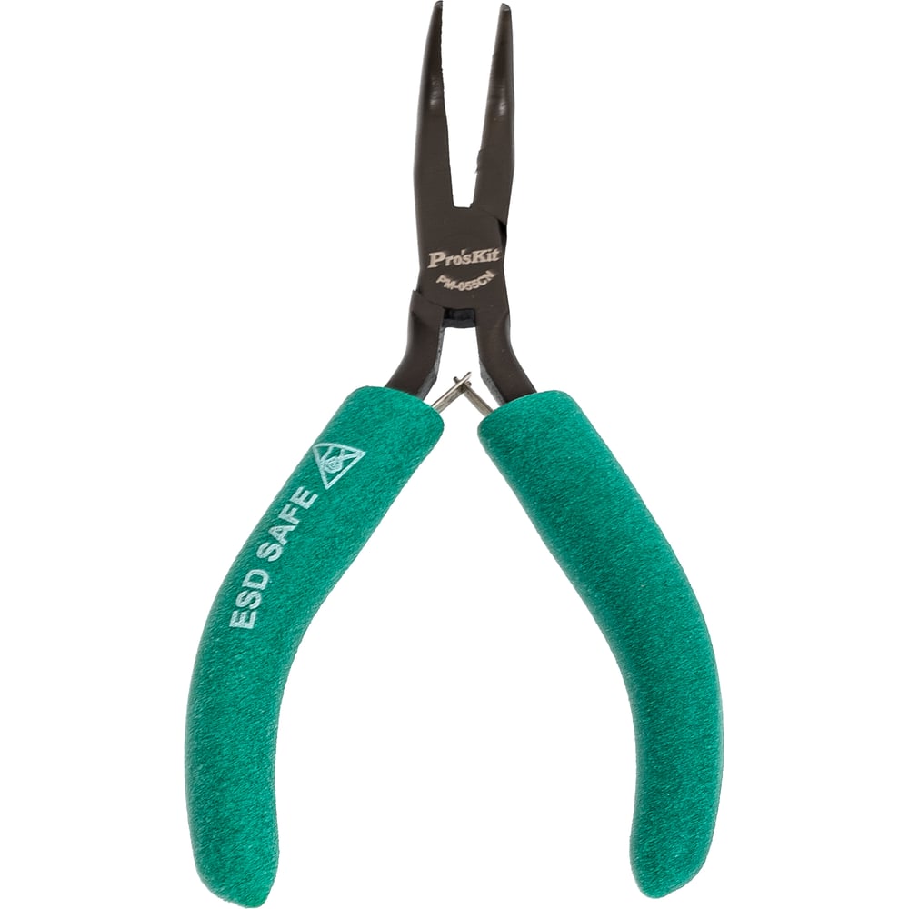 Изображение товара Изогнутые длинногубцы ProsKit PM-055CN 127мм антистатические