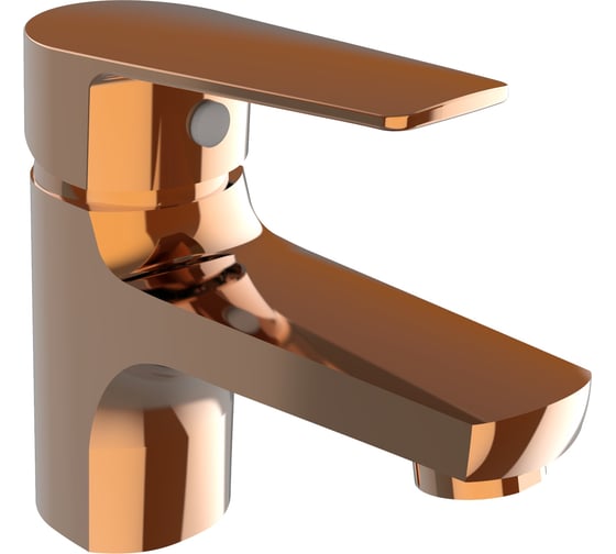 Изображение товара Смеситель для раковины ORANGE Loop розовое золото M26-021rg