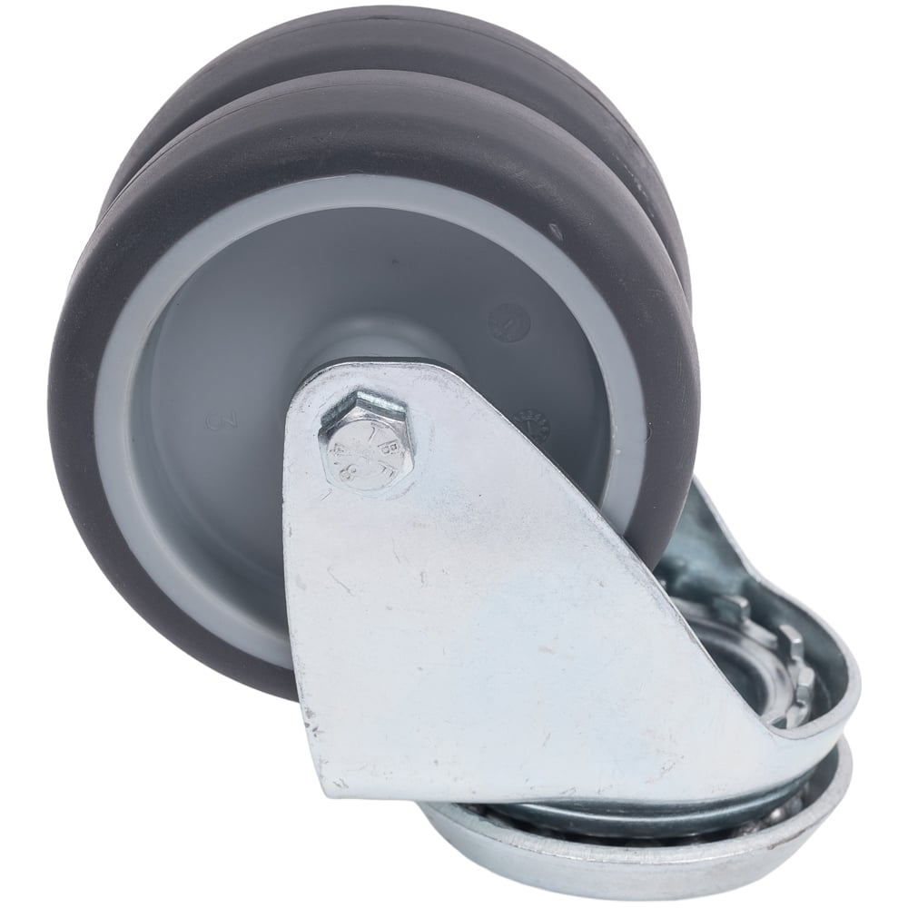 Изображение товара Колесная опора сдвоенная под болт Inford E14 TPPE 075 H с отверстием