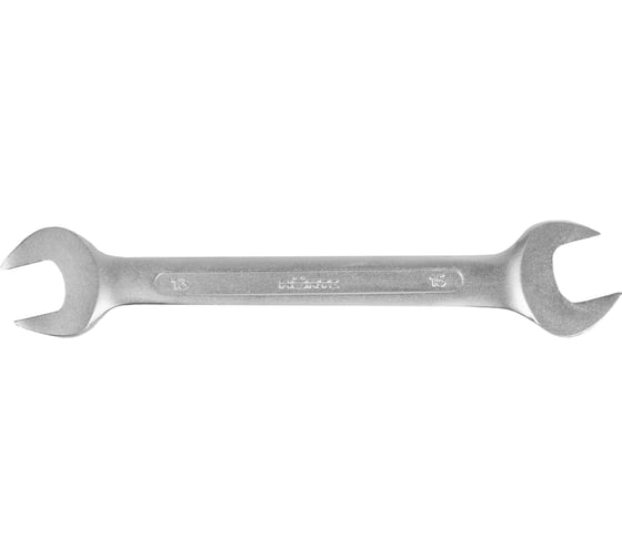 Изображение товара Гаечный двухсторонний ключ HORTZ HOR 13x15, хром 102226
