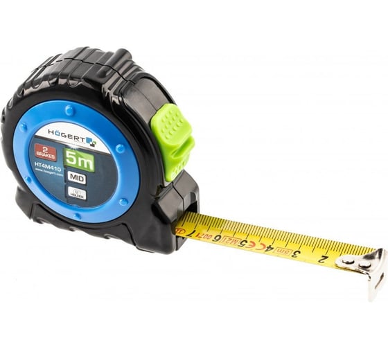 Изображение товара Измерительная рулетка HOEGERT TECHNIK 5 м, 19 мм, сталь HT4M410