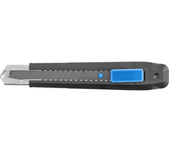 Изображение товара Пластиковый нож HOEGERT TECHNIK с отламывающимся лезвием 18 мм, с клипсой HT4C629