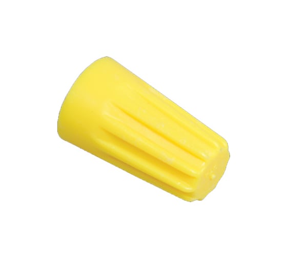 Изображение товара Соединитель проводов IEK СИЗ-1 1.0-3.0, желтый, упаковка 100шт, ИЭК USC-10-3-100